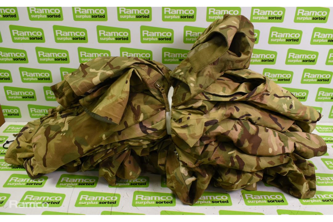 50x British Army MTP waterproof lightweight jackets - mixed sizes - without hoods - Image 4 of 4