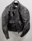 BKS high performance leather motorcycle jacket and trousers - made to measure - unknown size
