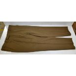 13x Men's no 2 brown dress trousers - mixed sizes