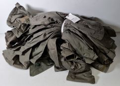 45x MTP combat jackets, 18x MTP 23 Combat shirts, 7x BallyClare aircrew MK3 suit jackets