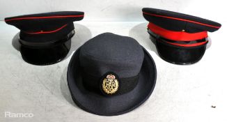 48x British Forces caps - various divisions - mixed sizes