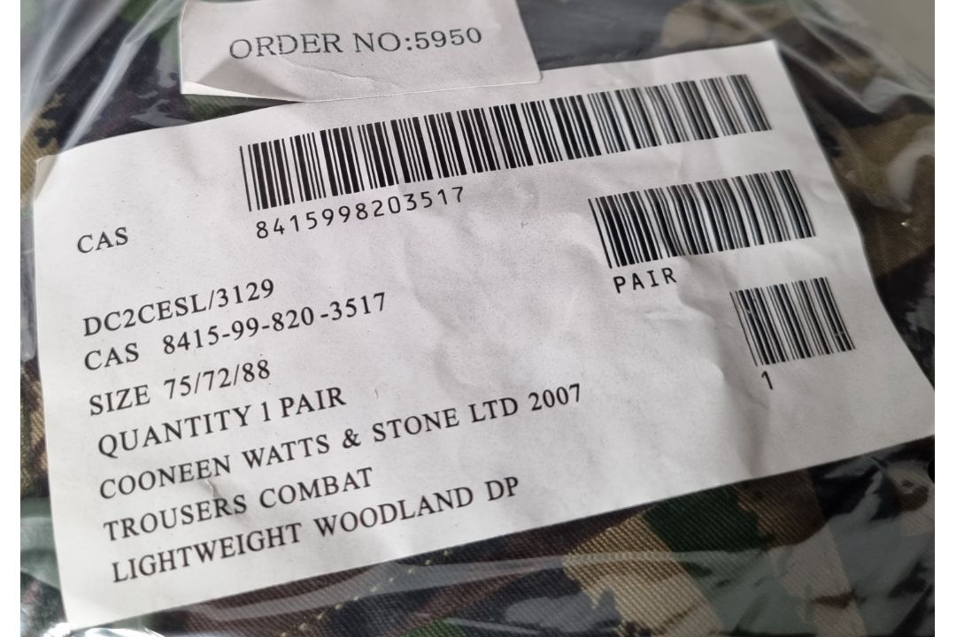 14x DPM woodland lightweight combat jackets, 35x DPM Woodland lightweight combat trousers - Image 15 of 28