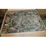 Various types of ex-military camo clothing - may include accessories - 211 kg – may require repair