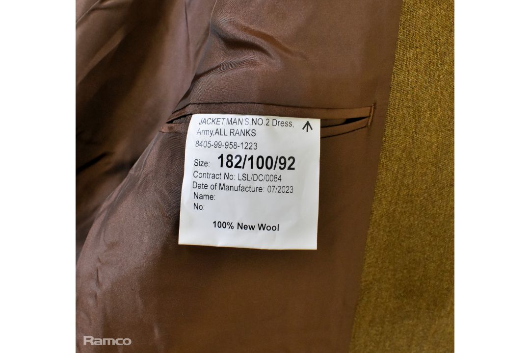6x Men's no 2 dress brown jackets - mixed sizes - Image 4 of 9
