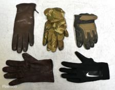 146x British Forces Unpaired gloves - mixed styles - mixed sizes