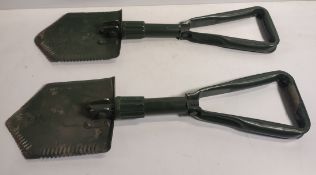 12x Hand entrenching tool - SPARES OR REPAIRS