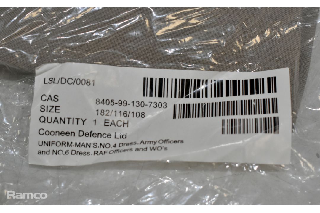 40x Men's no 4 officer dress, RAF no 6 dress uniform jacket and trousers - grey - Image 10 of 12