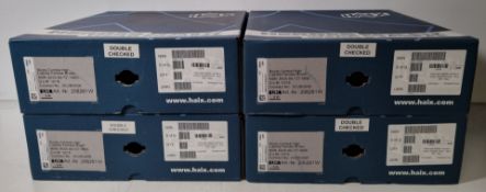 4x pairs of Haix high liability women's brown combat boots - Size 5W
