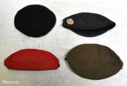 200x British Forces berets - mixed types - mixed sizes