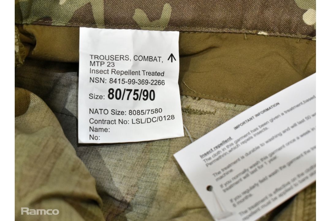 110x MTP combat trousers - mixed types and sizes - Image 5 of 10