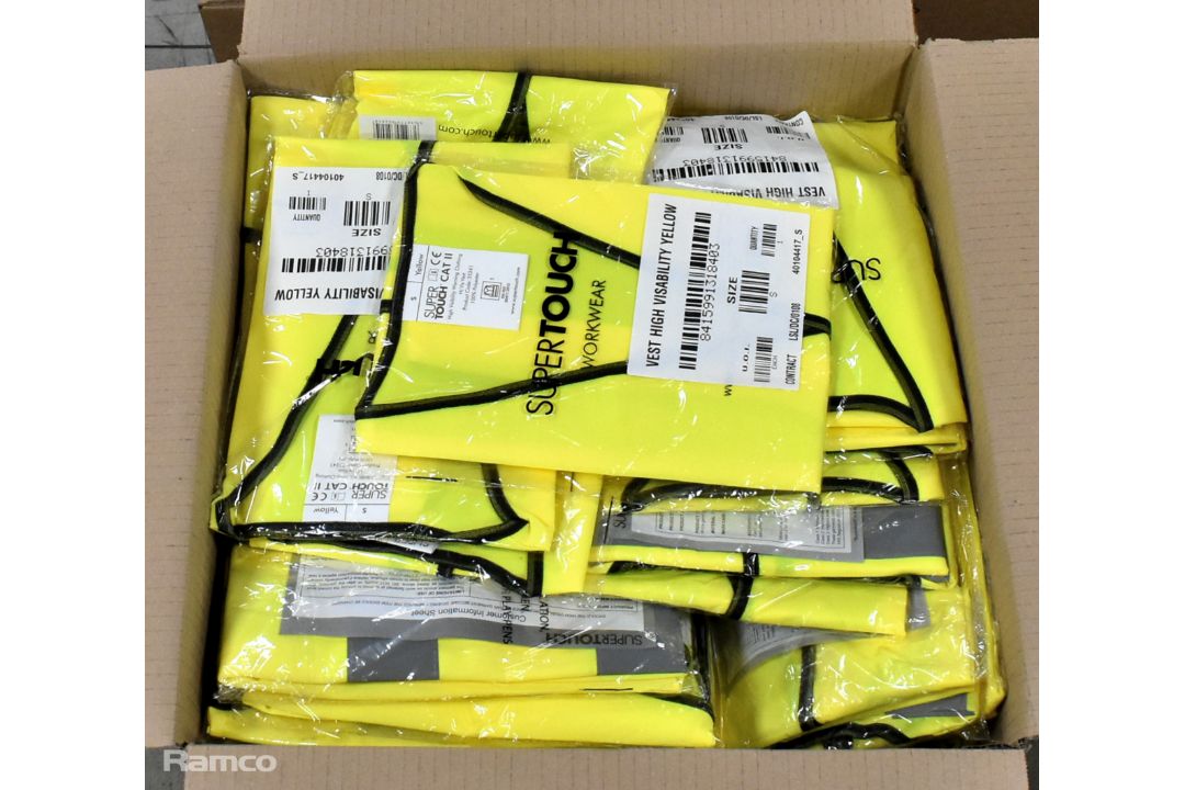 120x High visibility vests - mixed sizes - Image 7 of 7
