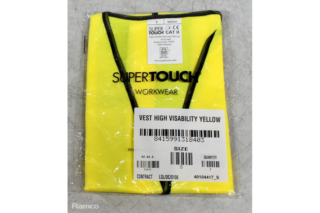 120x High visibility vests - mixed sizes - Image 6 of 7