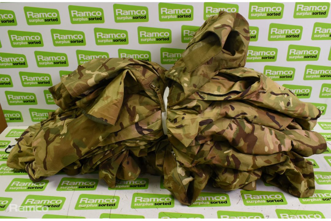 50x British Army MTP waterproof lightweight jackets - mixed sizes - without hoods - Image 3 of 4