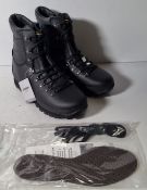 Altberg men's high liability black combat boots - size 8L