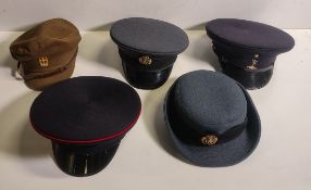 52x British Forces caps - various divisions - mixed sizes