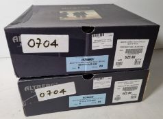 2x pairs of Altberg men's high liability black combat boots - size 8M