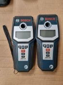 2x Bosch GMS 120 professional in carry case