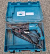 Makita HR1830 240V hammer drill in carry case