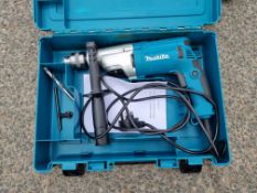 Makita HP2070 240V hammer drill in carry case
