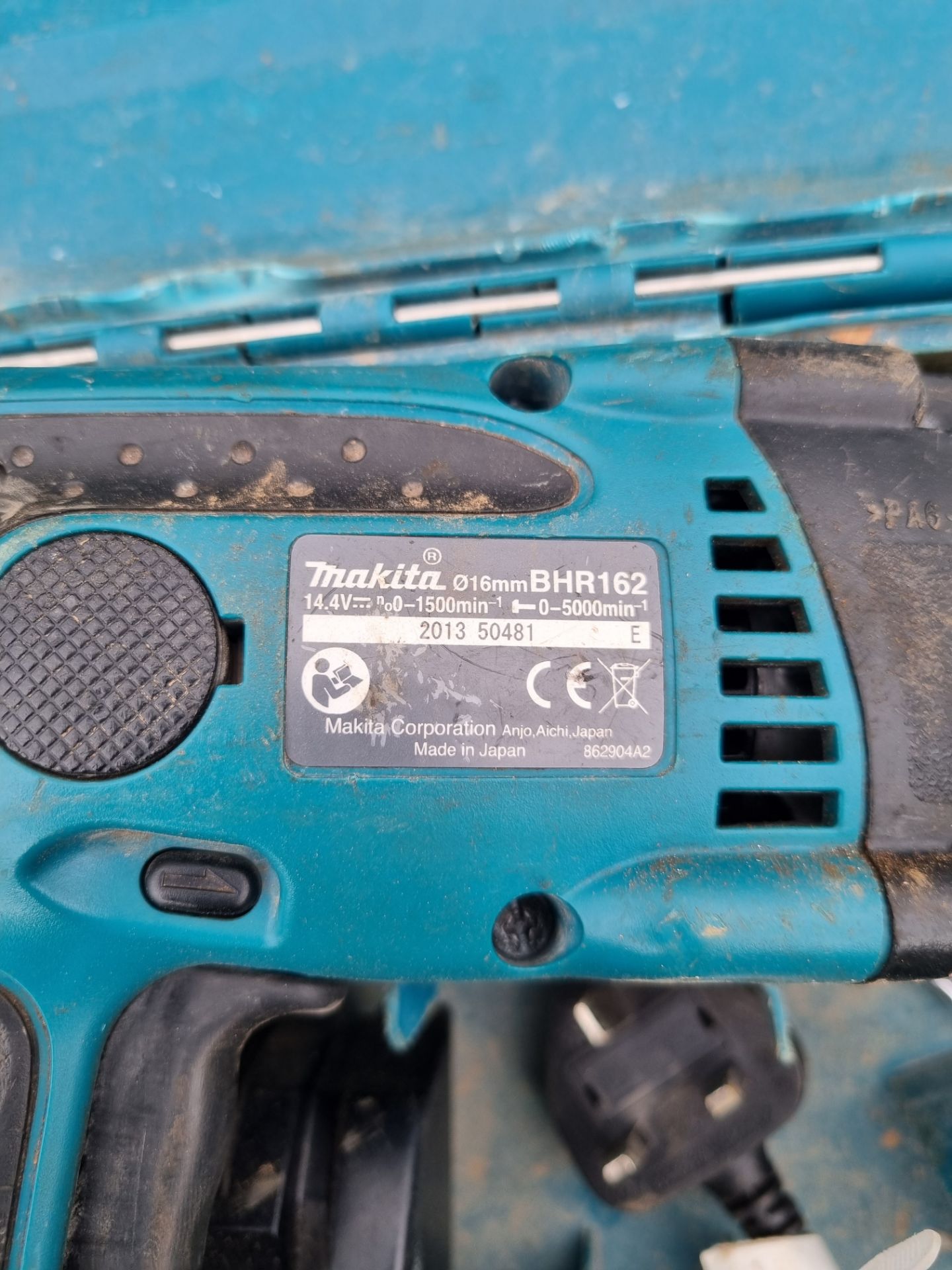 Makita BHR162 14.4V hammer drill c/w charger and battery in carry case - Image 2 of 2