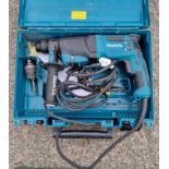 Makita HR2630 240V hammer drill in carry case