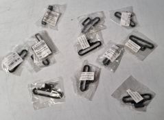 Belt buckles - mixed types and colours - weight 6 kg