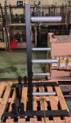 Wolverson barbell and weight plate storage rack - W 750 x D 950 x H 1400mm