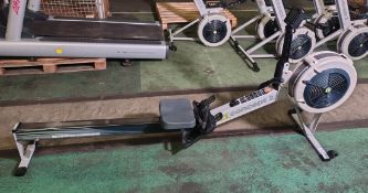 Concept 2 Model D indoor rower exercise machine with PM5 console - L 2400 x W 610 x H 1100mm
