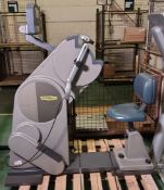 Technogym Top 600 XT Pro upper-body ergometer exercise bike - W 650 x D 1400 x H 1530mm