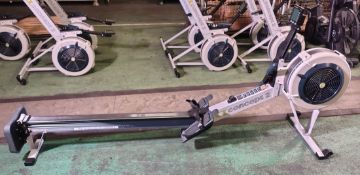 Concept 2 Model D indoor rower exercise machine with PM5 console - L 2400 x W 610 x H 1100mm