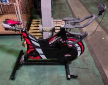 Wattbike FreeRide indoor exercise bike - L 1400 x W 610 x H 1180mm