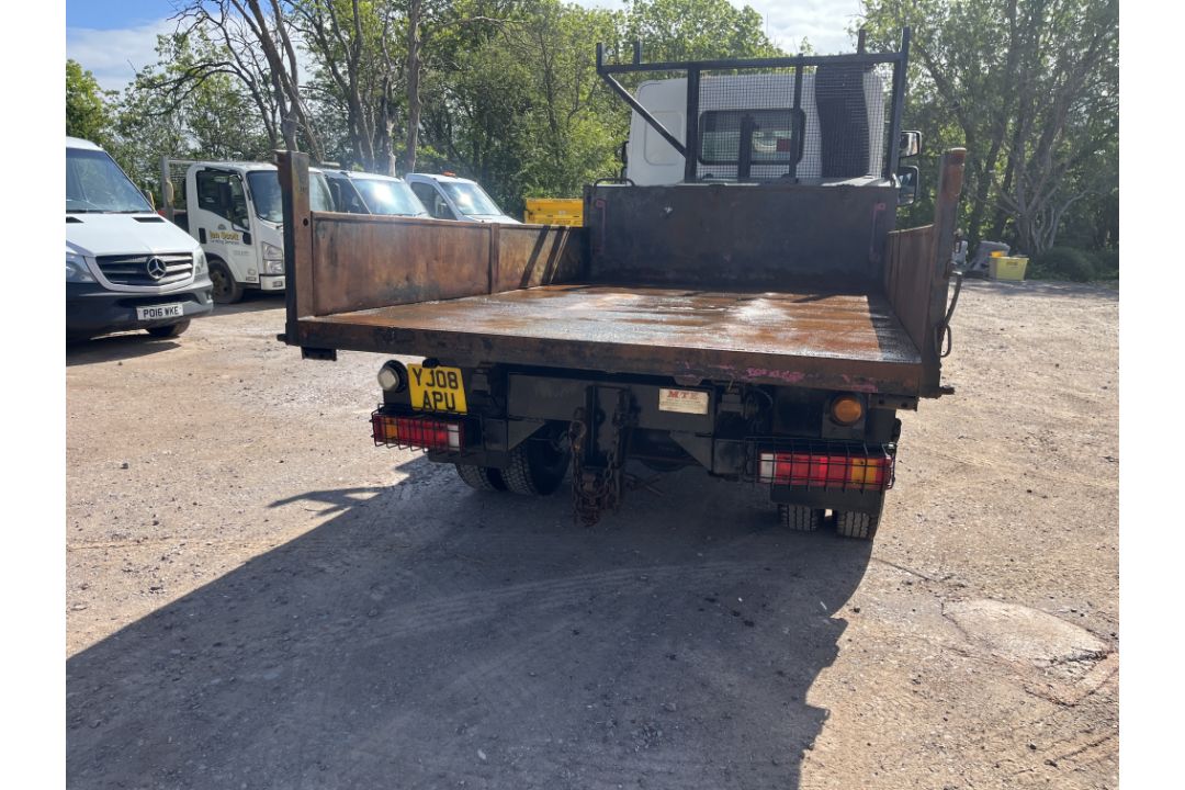 DAF FA LF45.160 08 TIP E tipper truck - reg. YJ08 APU - current mileage 354414km - NO SPREADER INC - Image 12 of 22