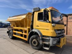 Mercedes-Benz 1824K gritting lorry - registration YK61 ZHR - current mileage 79832km