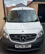Mercedes-Benz Citan 109 Pure Cdi panel van - reg. PE70 ZRT - current mileage 58862 - MOT Jan 27