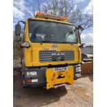 MAN 15.24 gritting lorry - registration GN58 FDE - current mileage unknown - see full details