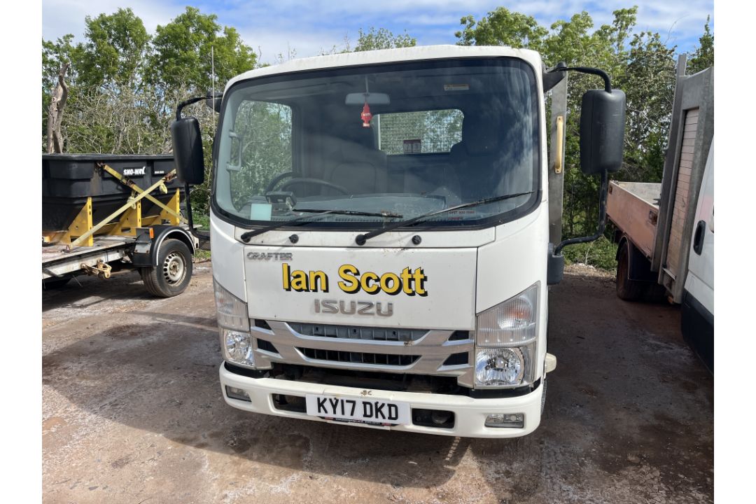 Isuzu Grafter N35.150 dropside lorry - registration KY17 DKD - 3 litre - current mileage 117666 mile - Image 3 of 15