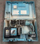 Makita BHR162 14.4v hammer drill with c/w charger in carry case