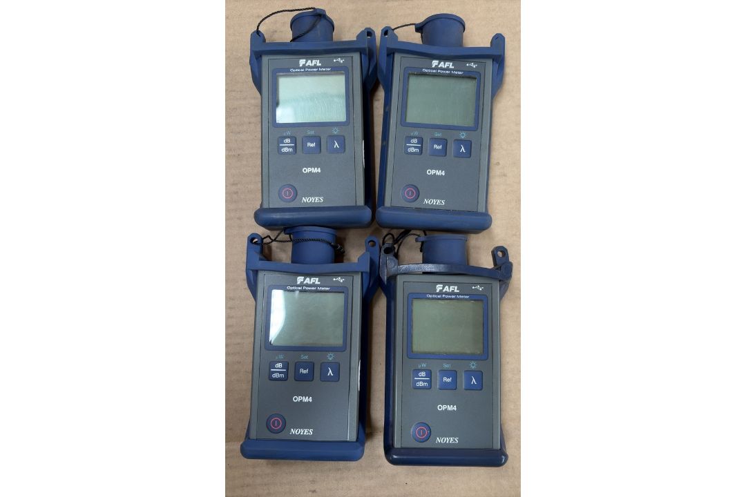 4x AFL optical power meter c/w case - Image 1 of 2