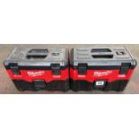 2X Milwaukee M18 VC-2 18v vacuum
