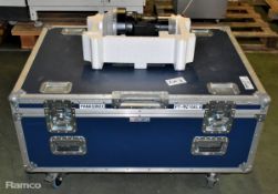 Panasonic PT-MZ16KLB LCD projector with Panasonic ET-EMW200 projector lens - see desc.