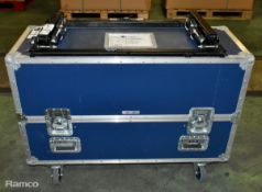 Samsung LH46UHFC 46 inch colour display unit in flight case with retractable wall bracket