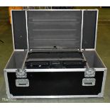 2x LG 32LM620T 32 inch 3D LED TVs in flight case - case dimensions: L 1230 x W 600 x H 550mm