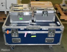 Epson EB-L1505U LCD projector with premium frame in flight case & Epson lense - see desc.