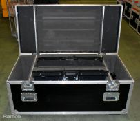 2x LG 32LM620T 32 inch 3D LED TVs in flight case - case dimensions: L 1230 x W 600 x H 550mm