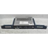 Soundweb BSS Blu-50 signal processor with 1U rackmount brackets attached - W 480 x D 205 x H 45mm