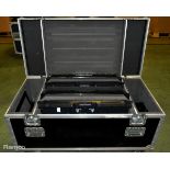 4x LG 32LM620T 32 inch 3D LED TVs in flight case - case dimensions: L 1230 x W 600 x H 660mm
