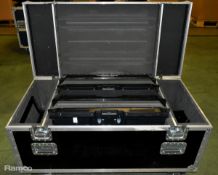 4x LG 32LM620T 32 inch 3D LED TVs in flight case - case dimensions: L 1230 x W 600 x H 660mm