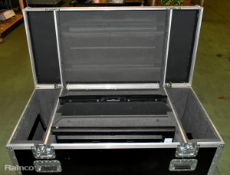 LG 32LM620T 32 inch 3D LED TV and LG 32LS33A-5D 32 inch full HD monitor in flight case