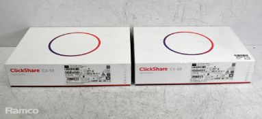 2x Barco Clickshare CX-50 conference kits - boxed