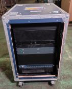 Qlab Mac Mini rack - 5STar rack case - full contents in description